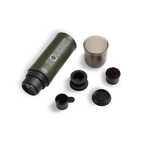 OutIn Nano Portable Espresso Machine (Forest Green) - Kakaw