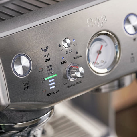 Sage Barista Express Impress Espresso Machine (Stainless Steel) - Espresso Machine - Kakaw