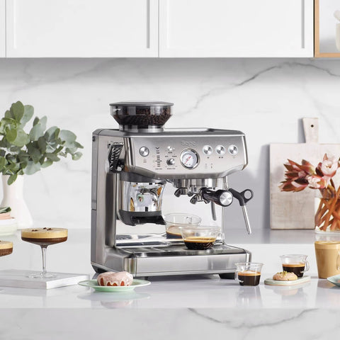Sage Barista Express Impress Espresso Machine (Stainless Steel) - Espresso Machine - Kakaw