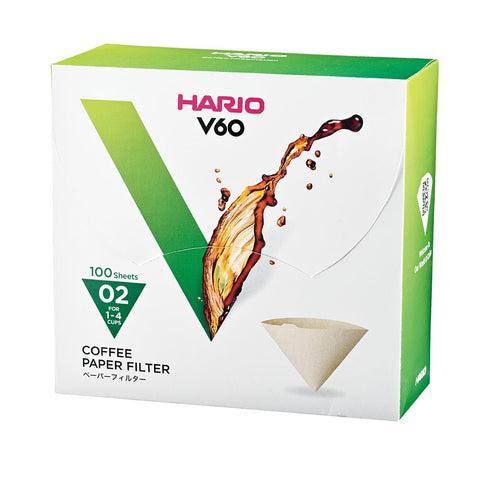 Hario Mini Mill Plus V60 Ceramic Starter Kit Size 02 (White) - Kakaw