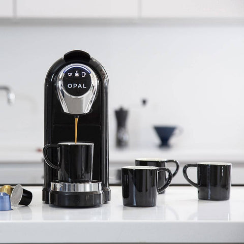 OPAL One and TOPL Flow360° / Stroll Reusable Cup - Charcoal (8oz) Bundle - Espresso Machine - Kakaw