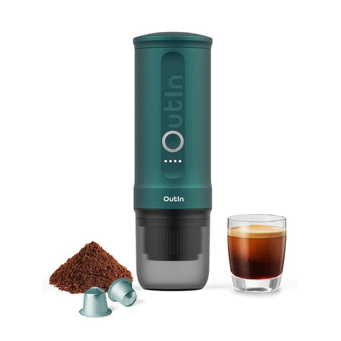 OutIn Nano Portable Espresso Machine (OutIn Teal) - Kakaw