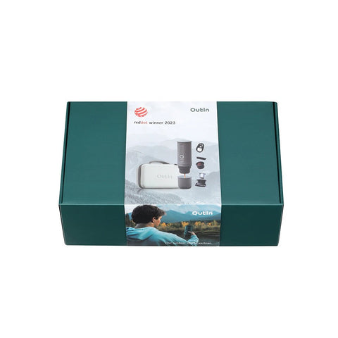 OutIn Traveler Nano Portable Espresso Machine Gift Set (Space Grey) - Espresso Machine - Kakaw